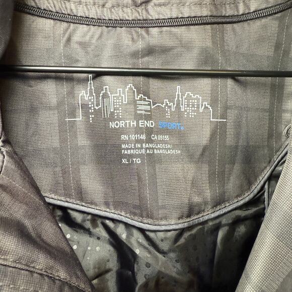 North End Sport FedEx Lightweight Water Resistant Plaid Print Jacket X-Large - Picture 7 of 12